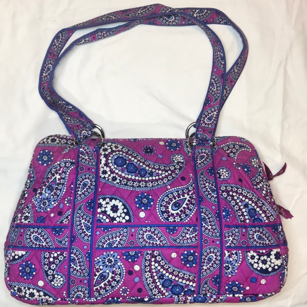 Vera Bradley Boysenberry Squared Away Bag